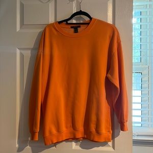 Classic orange crewneck